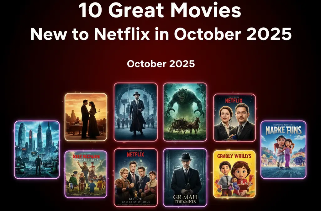 10 Great Movies New to Netflix in October 2025