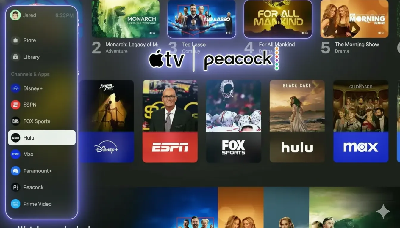 Apple TV and Peacock Streaming Bundle