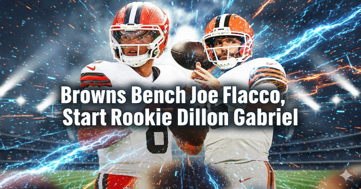 Browns Bench Joe Flacco, Start Rookie Dillon Gabriel