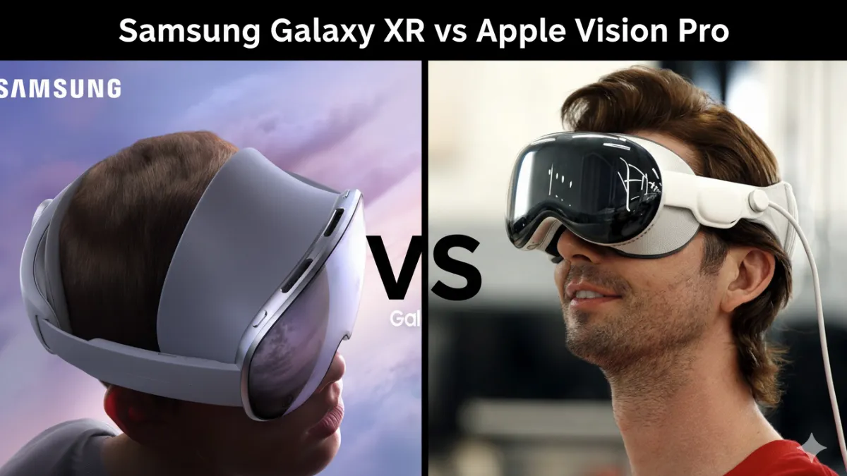 Samsung Galaxy XR vs Apple Vision Pro