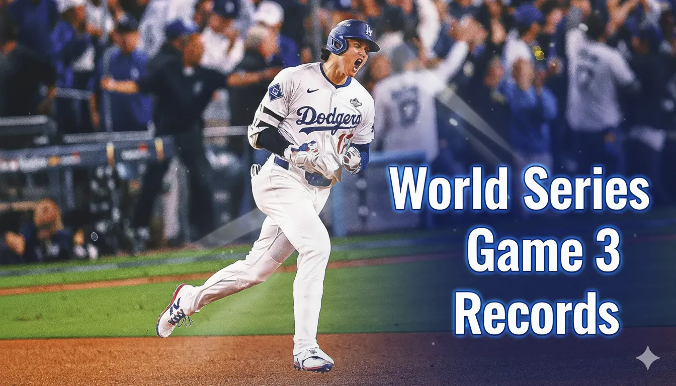 World Series Game 3 Records