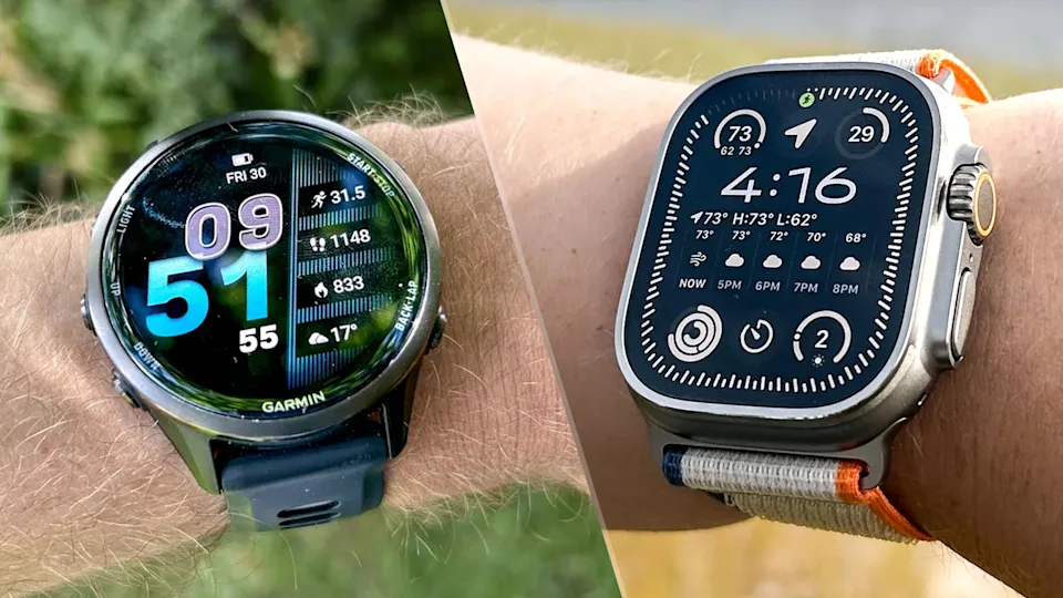 Apple Watch Ultra 3 vs. Garmin Forerunner 970